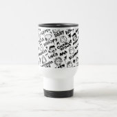 Mug De Voyage Caractères arachide Motif Graffiti (Centre)