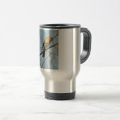 Mug De Voyage Cardinal/Oiseau féminin (Devant droit)