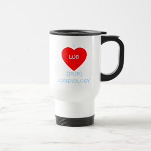 Mug De Voyage Cardiologue de cardiologie d'amour du coeur I de
