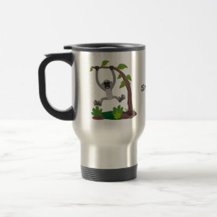 Mug De Voyage Caricature de bande de gibbon joyeux
