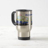 Mug De Voyage Caricature de camion de glace joli (Devant gauche)