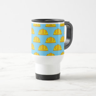 Mug De Voyage Caricature de Casquette dur jaune