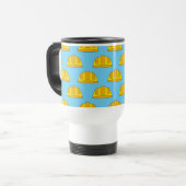 Mug De Voyage Caricature de Casquette dur jaune (Devant gauche)