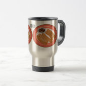 Mug De Voyage Caricature de Churro (Devant droit)