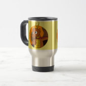 Mug De Voyage Caricature de dragon orange (Devant gauche)