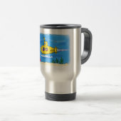 Mug De Voyage Caricature sous-marine joyeuse (Devant droit)