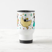Mug De Voyage Caricature spatiale astronaute (Centre)