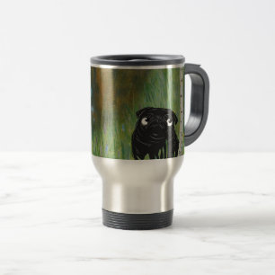Mug De Voyage Carlin Chien mignon Gustav Klimt Forest