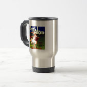 Mug De Voyage Carottes d'atome d'Upn (Devant gauche)