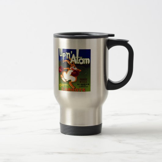 Mug De Voyage Carottes d'atome d'Upn (Droit)