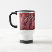Mug De Voyage Carousel Horse Art Personnalisé (Gauche)