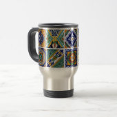 Mug De Voyage Carreaux Talavera mexicains (Devant gauche)