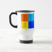 Mug De Voyage Carrés de loutre (Gauche)