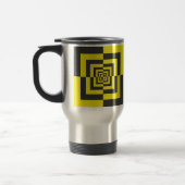 Mug De Voyage Carrés hypnotiques (Gauche)