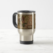 Mug De Voyage Carte 1721 de l'Europe (Devant gauche)