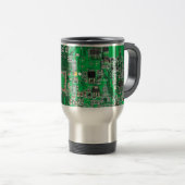 Mug De Voyage Carte circuit imprimé circuit vert PCB (Devant droit)