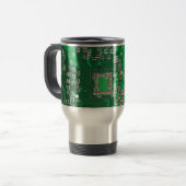 Mug De Voyage Carte circuit imprimé circuit vert PCB (Devant gauche)