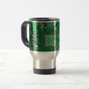 Mug De Voyage Carte circuit imprimé circuit vert PCB