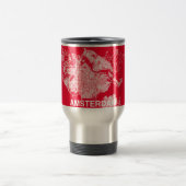 Mug De Voyage carte d'Amsterdam (Centre)