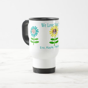 Mug De Voyage Carte de jardin de photos pour la fête des mères