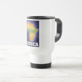 Mug De Voyage Carte de l'afrique (Devant droit)