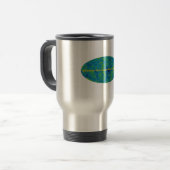 Mug De Voyage Carte de l'univers de la sonde à micro-ondes WMAP (Devant gauche)