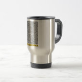 Mug De Voyage Carte de Madrid (Devant droit)
