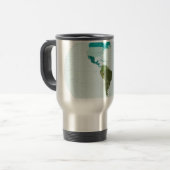 Mug De Voyage Carte du monde (Devant gauche)