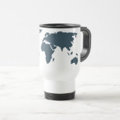 Mug De Voyage Carte du monde Géographie Globe Adventure (Devant droit)