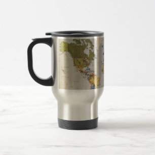 Mug De Voyage carte mondiale