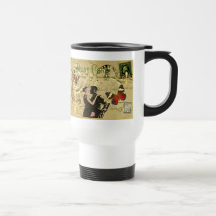 Mug De Voyage Carte postale Paris Tango vintage