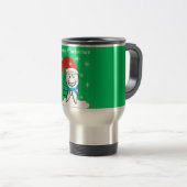 Mug De Voyage Cartes et cadeaux de Noël de dentiste (Devant droit)