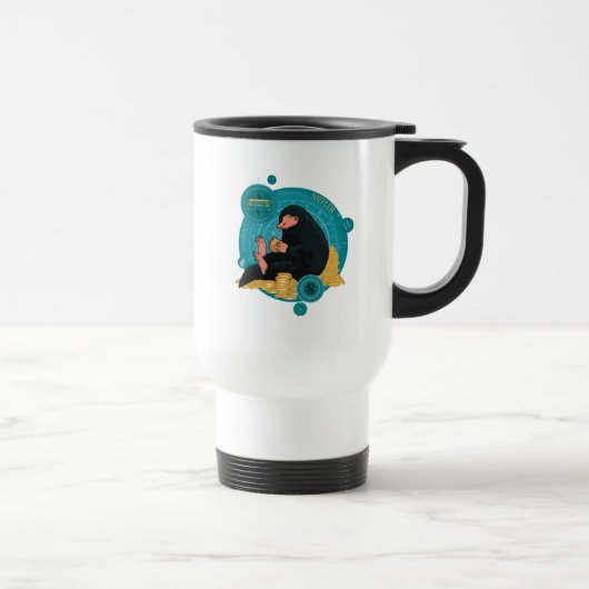 Mug De Voyage Carton NIFFLER™ Avec Pièces D'Or (Droite)