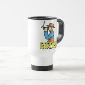 Mug De Voyage Cartoon Birder (Devant droit)