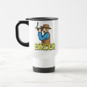 Mug De Voyage Cartoon Birder (Gauche)