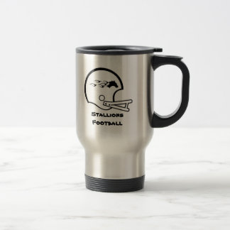 Mug De Voyage casque, le football d'étalons