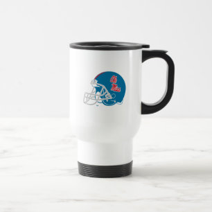 Mug De Voyage Casque Ole Miss Football   Bleu clair