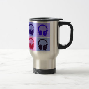 Mug De Voyage Casques Pop Art