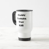 Mug De Voyage Castor de jour du Canada (Devant gauche)