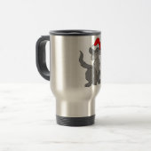 MUG DE VOYAGE CAT PÈRE NOËL (Devant gauche)