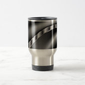 Mug De Voyage Caterpillar noir et blanc (Centre)