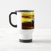 Mug De Voyage Cavalier d'ATV - tous les sports mécaniques (Gauche)