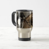 Mug De Voyage Cavalier de dressage (Devant gauche)