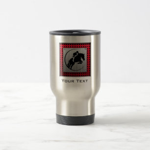 Mug De Voyage Cavalier en aluminium balayé par Faux