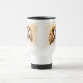 Mug De Voyage Cavalier King Charles Spaniel Peinture originale (Centre)