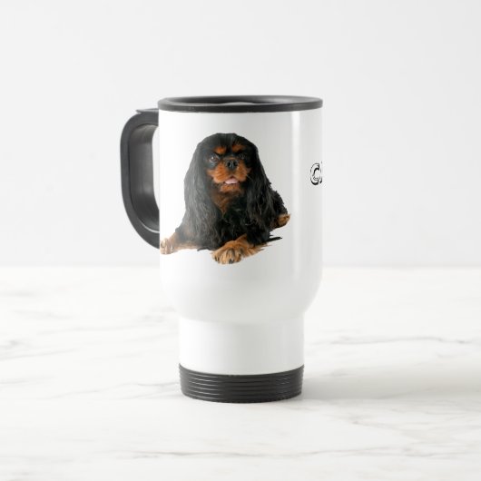 Mug De Voyage Cavalier MOM - Cavalier King Charles Spaniel (Devant gauche)