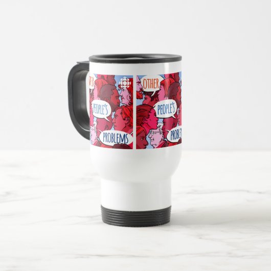 Mug De Voyage CBC Autres problèmes des gens (Devant gauche)