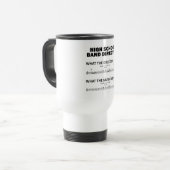 Mug De Voyage Ce que voit la bande du lycée (Devant gauche)