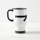 Mug De Voyage Ceinture noire, 黒帯 d'arts martiaux, 武道 (Gauche)