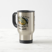 Mug De Voyage Célèbre Pour La Lumière Sérieuse Des Marques (Devant gauche)